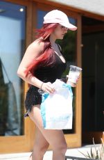 ARIEL WINTER Shows New Red Hair Color at Nine Zero One Salon in West Hollywood 05/19/2017