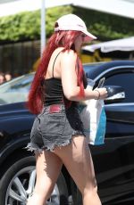 ARIEL WINTER Shows New Red Hair Color at Nine Zero One Salon in West Hollywood 05/19/2017
