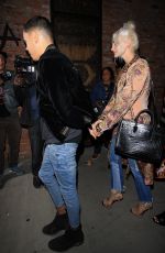 ASHLEE SIMPSON and Evan Ross Out for Dinner in Hollywood 05/16/2017