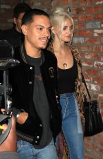 ASHLEE SIMPSON and Evan Ross Out for Dinner in Hollywood 05/16/2017