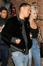 ASHLEE SIMPSON and Evan Ross Out for Dinner in Hollywood 05/16/2017