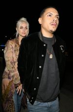 ASHLEE SIMPSON and Evan Ross Out for Dinner in Hollywood 05/16/2017