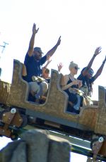 ASHLEE SIMPSON at Universal Studios in Hollywood 05/30/2017