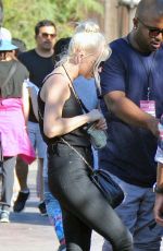 ASHLEE SIMPSON at Universal Studios in Hollywood 05/30/2017