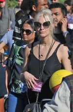 ASHLEE SIMPSON at Universal Studios in Hollywood 05/30/2017