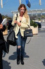ASHLEY BENSON Arrives Airport in Nice 05/24/2017