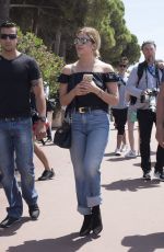 ASHLEY BENSON Out in Cannes 05/23/2017