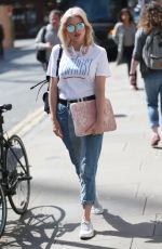 ASHLEY JAMES Arrives at Hoxton Radio Studios in London 05/05/2017