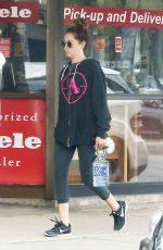 ASHLEY TISDALE and Christopher French Leaves a Gym in Studio City 05/30/2017