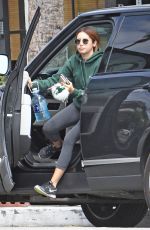 ASHLEY TISDALE Arrives at a Gym in Los Angeles 05/15/2017