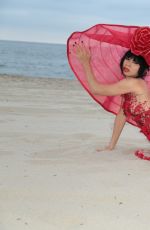 BAI LING on the Set of a Photoshoot in Marina Del Rey 05/05/2017