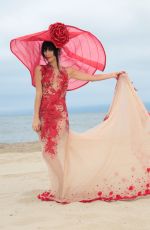 BAI LING on the Set of a Photoshoot in Marina Del Rey 05/05/2017