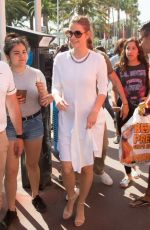 BARBARA PALVIN Leaves Hotel Martinez in Cannes 05/24/2017
