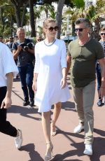BARBARA PALVIN Leaves Hotel Martinez in Cannes 05/24/2017