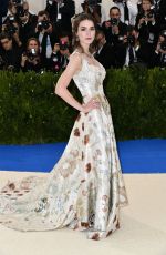 BEE SHAFFER at 2017 MET Gala in New York 05/01/2017
