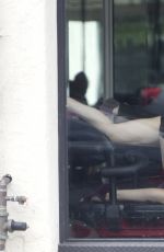 BELLA and DANI THORNE at a Pilates Class in Los Angeles 05/15/2017
