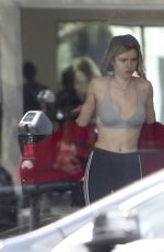 BELLA and DANI THORNE at a Pilates Class in Los Angeles 05/15/2017