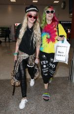 BELLA and DANI THORNE at Airport in Nice 05/23/2017