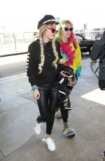 BELLA and DANI THORNE at LAX Airport in Los Angeles 05/22/2017