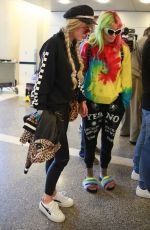 BELLA and DANI THORNE at LAX Airport in Los Angeles 05/22/2017