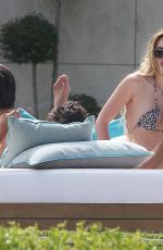 BELLA and DANI THORNE in Bikinis in Cannes 05/24/2017