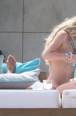 BELLA and DANI THORNE in Bikinis in Cannes 05/24/2017