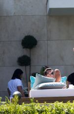 BELLA and DANI THORNE in Bikinis in Cannes 05/24/2017