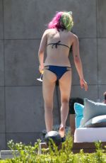 BELLA and DANI THORNE in Bikinis in Cannes 05/24/2017
