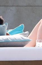 BELLA and DANI THORNE in Bikinis in Cannes 05/24/2017