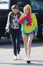 BELLA and DANI THORNE Out in Los Angeles 05/27/2017
