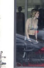 BELLA and DANI THORNE Working Out at a Gym in Los Angeles 05/15/2017