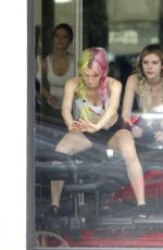 BELLA and DANI THORNE Working Out at a Gym in Los Angeles 05/15/2017