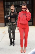 BELLA and GIGI HADID Out and About in New York 05/04/2017