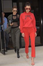 BELLA and GIGI HADID Out and About in New York 05/04/2017