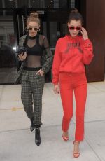 BELLA and GIGI HADID Out and About in New York 05/04/2017