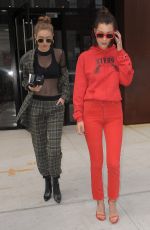 BELLA and GIGI HADID Out and About in New York 05/04/2017