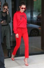 BELLA and GIGI HADID Out and About in New York 05/04/2017