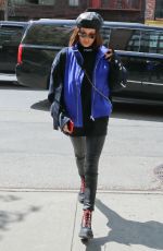BELLA HADID Arrives at Bowery Hotel in New York 05/03/2017