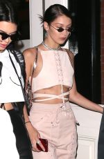 BELLA HADID Arrives at Cipriani in New York 04/30/2017