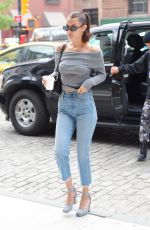 BELLA HADID Arrives at Her Apartment in New York 05/10/2017
