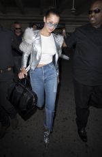 BELLA HADID Arrives at Nice Airport 05/16/2017
