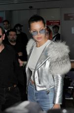 BELLA HADID Arrives at Nice Airport 05/16/2017