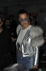 BELLA HADID Arrives at Nice Airport 05/16/2017