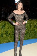 BELLA HADID at 2017 MET Gala in New York 05/01/2017