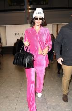 BELLA HADID at Heathrow Airport in London 05/11/2017