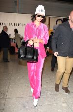 BELLA HADID at Heathrow Airport in London 05/11/2017
