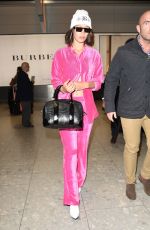 BELLA HADID at Heathrow Airport in London 05/11/2017