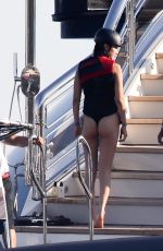 BELLA HADID in Bikini at a Yacht in Monaco 05/29/2017
