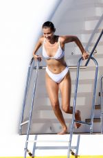 BELLA HADID in Bikini on a Yacht in Cannes 05/20/2017