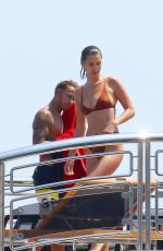 BELLA HADID in Bikini on Vacation in Monaco 05/28/2017